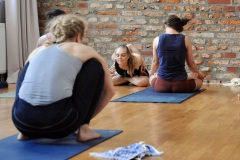 Lengthening into Yoga Mudra - Philippa Asher